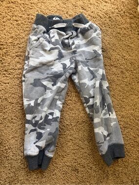 Quiksilver Kids Gray Camouflage Joggers